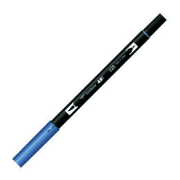 Tombow Dual Brush Pen Grafik Çizim Kalemi 528 Navy Blue