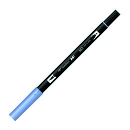 Tombow Dual Brush Pen Grafik Çizim Kalemi 553 Mist Purple