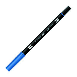 Tombow Dual Brush Pen Grafik Çizim Kalemi 555 Ultramarine