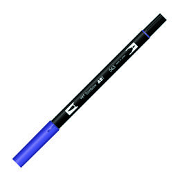 Tombow Dual Brush Pen Grafik Çizim Kalemi 565 Deep Blue