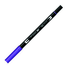 Tombow Dual Brush Pen Grafik Çizim Kalemi 606 Violet