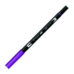 Tombow Dual Brush Pen Grafik Çizim Kalemi 665 Purple