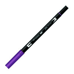 Tombow Dual Brush Pen Grafik Çizim Kalemi 676 Royal Purple