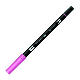 Tombow Dual Brush Pen Grafik Çizim Kalemi 703 Pink Rose
