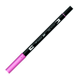 Tombow Dual Brush Pen Grafik Çizim Kalemi 723 Pink