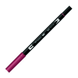 Tombow Dual Brush Pen Grafik Çizim Kalemi 847 Crimson - 1