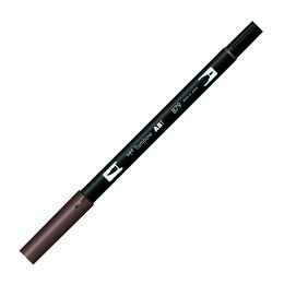 Tombow Dual Brush Pen Grafik Çizim Kalemi 879 Brown