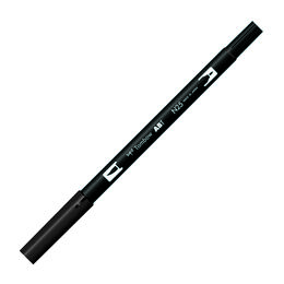 Tombow Dual Brush Pen Grafik Çizim Kalemi N25 Lamp Black