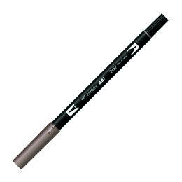 Tombow Dual Brush Pen Grafik Çizim Kalemi N57 Warm Gray 5