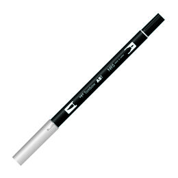 Tombow Dual Brush Pen Grafik Çizim Kalemi N95 Cool Gray 1