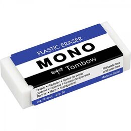 Tombow Mono Plastik Silgi Beyaz 23x11x55 mm. Büyük Boy