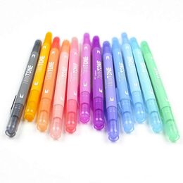 Tombow TwinTone Çift Uçlu Kalem Seti 12 Renk PASTEL RENKLER