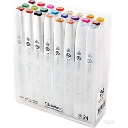 Touch Twin Brush Marker Fırça Uçlu Marker Seti 24 Renk