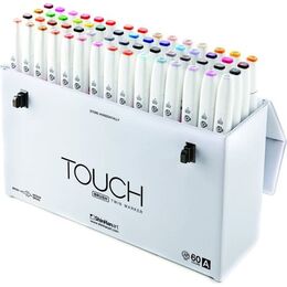 Touch Twin Brush Marker Fırça Uçlu Marker Seti 60 Renk SET A