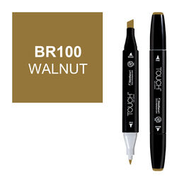 Touch Twin Marker Çizim Kalemi BR100 Walnut