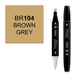 Touch Twin Marker Çizim Kalemi BR104 Brown Grey