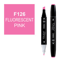 Touch Twin Marker Çizim Kalemi 126 Fluorescent Pink
