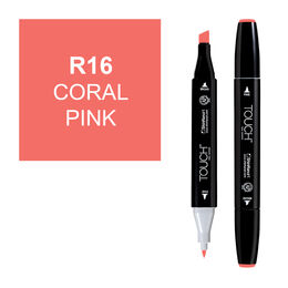 Touch Twin Marker Çizim Kalemi R16 Coral Pink