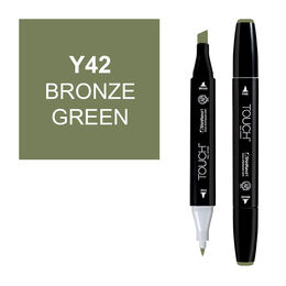 Touch Twin Marker Çizim Kalemi Y42 Bronze Green