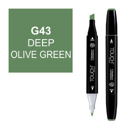 Touch Twin Marker Çizim Kalemi G43 Deep Olive Green