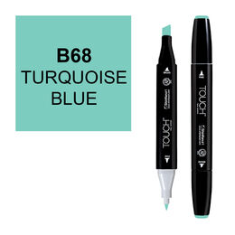 Touch Twin Marker Çizim Kalemi B68 Turquoise Blue