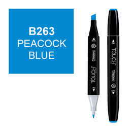 Touch Twin Marker Çizim Kalemi B263 Peacock Blue