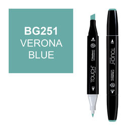 Touch Twin Marker Çizim Kalemi BG251 Verona Blue