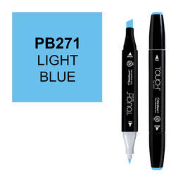 Touch Twin Marker Çizim Kalemi PB271 Light Blue