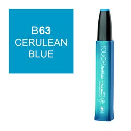 Touch Twin Marker Refill Alcohol Ink Alkol Bazlı Mürekkep 20 ml. B63 CERULEAN BLUE