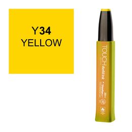 Touch Twin Marker Refill Alcohol Ink Alkol Bazlı Mürekkep 20 ml. Y34 YELLOW