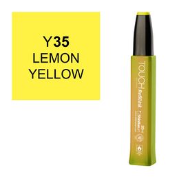 Touch Twin Marker Refill Alcohol Ink Alkol Bazlı Mürekkep 20 ml. Y35 LEMON YELLOW