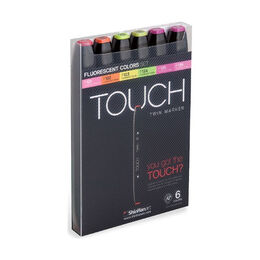 Touch Twin Marker Seti 6 Renk FLORASAN RENKLER