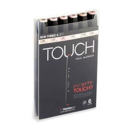 Touch Twin Marker Seti 6 Renk TEN RENKLERİ A