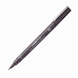 Uni Pin Brush Pen Fırça Uçlu Çizim Kalemi Koyu Gri