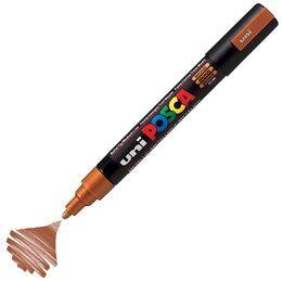 Uni Posca PC-5M Boyama Markörü 1.8-2.5 mm. METALİK BRONZ - 1