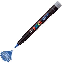 Uni Posca PCF-350 Boyama Markörü 1-10 mm. Fırça Uç MAVİ