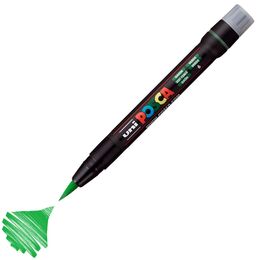 Uni Posca PCF-350 Boyama Markörü 1-10 mm. Fırça Uç YEŞİL