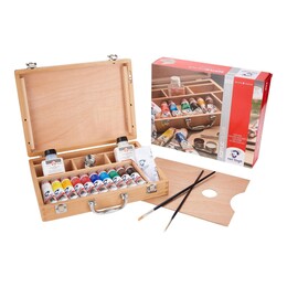 Van Gogh Basic Box Ahşap Çantalı Akrilik Boya Seti - 1