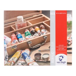 Van Gogh Basic Box Ahşap Çantalı Akrilik Boya Seti - 2