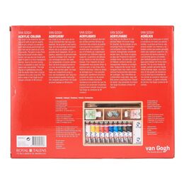 Van Gogh Basic Box Ahşap Çantalı Akrilik Boya Seti - 3