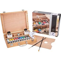 Van Gogh Basic Box Ahşap Çantalı Yağlı Boya Seti - 1