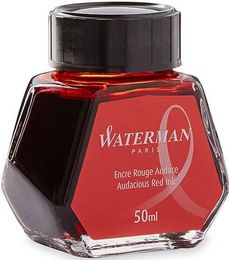 Waterman Dolma Kalem Mürekkebi 50 ml. KIRMIZI