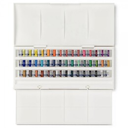 Winsor & Newton Cotman 1/2 Tablet Sulu Boya Seti 45 Renk - 2