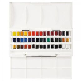 Winsor & Newton Cotman 1/2 Tablet Sulu Boya Seti 45 Renk - 3