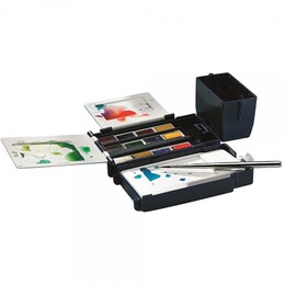 Winsor & Newton Cotman Field Box 1/2 Tablet Sulu Boya Seti 12 Renk - Thumbnail