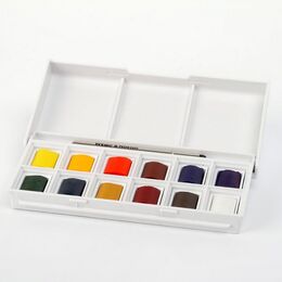 Winsor & Newton Cotman Sketchers' Pocket Box 1/2 Tablet Sulu Boya Seti 12 Renk - 3