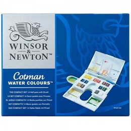 Winsor & Newton Cotman Sulu Boya Seti Compact Set 14 Renk - Thumbnail
