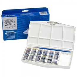 Winsor & Newton Cotman Tablet Sulu Boya Seti 24 Renk