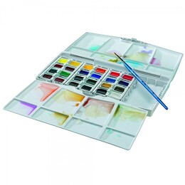 Winsor & Newton Cotman Tablet Sulu Boya Seti 24 Renk - Thumbnail