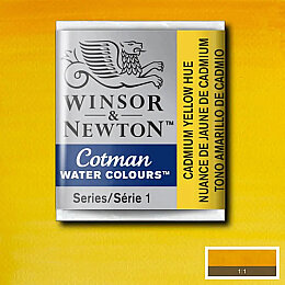 Winsor & Newton Cotman Yarım Tablet Sulu Boya 109 Cadmium Yellow Hue - Winsor & Newton